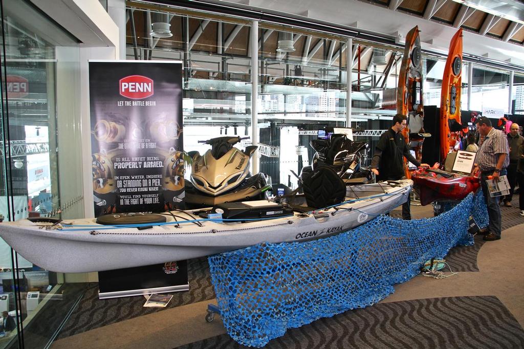 Fishing floor - Auckland On the Water Boat Show - 2015 © Richard Gladwell www.photosport.co.nz